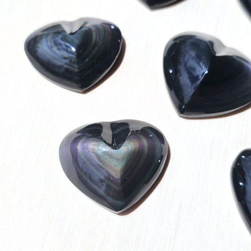 Rainbow Obsidian Hearts | Cosmic Pairing
