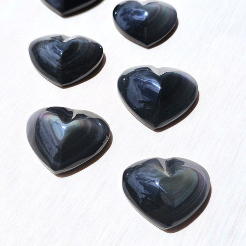 Rainbow Obsidian Hearts | Cosmic Pairing