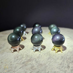 Rainbow Obsidian Mini Spheres