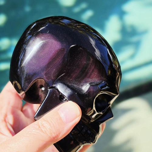 Rainbow Obsidian Skull | Rainbow Guardian