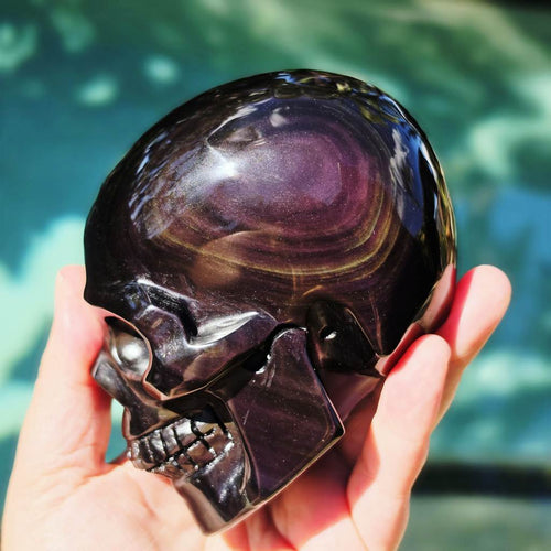 Rainbow Obsidian Skull | Rainbow Guardian