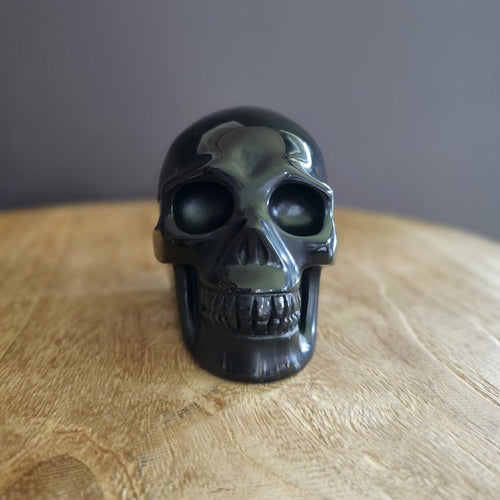 Rainbow Obsidian Skull | Rainbow Light Guardian