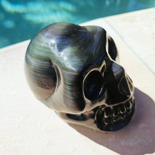 Rainbow Obsidian Skull | Rainbow Warrior