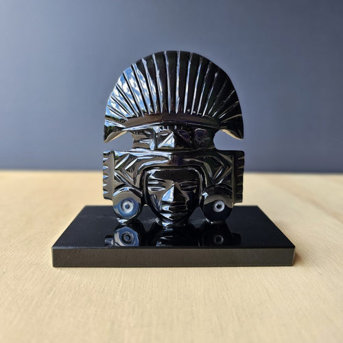 Rainbow Obsidian Tribal Carving | Spirit Of The Sky