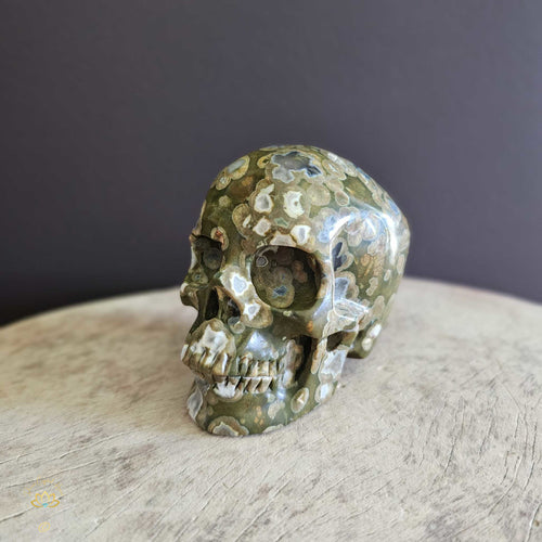Rainforest Jasper Skull | Guardian Of Balance