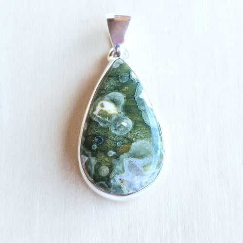 Rainforest Jasper (Rhyolite) Pendant | Earth Frequency