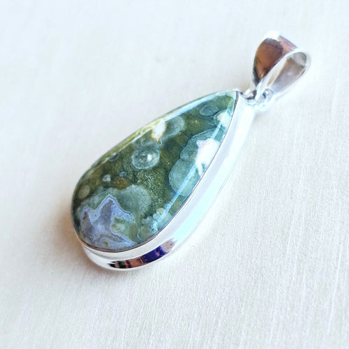 Rainforest Jasper (Rhyolite) Pendant | Earth Frequency
