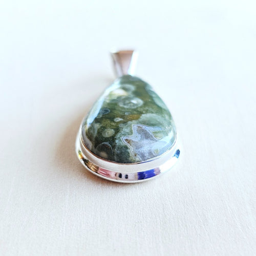 Rainforest Jasper (Rhyolite) Pendant | Earth Frequency
