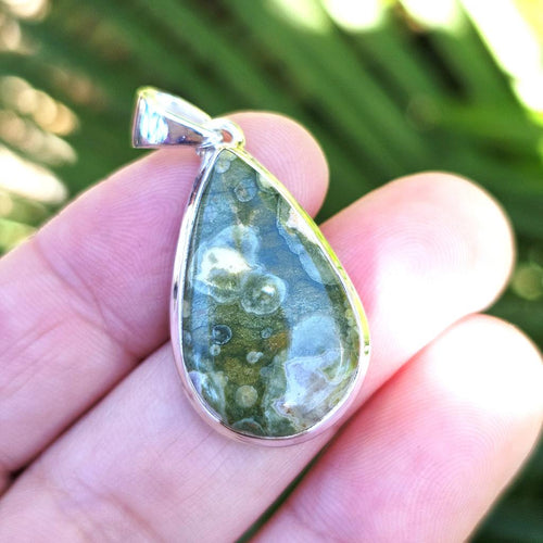 Rainforest Jasper (Rhyolite) Pendant | Earth Frequency