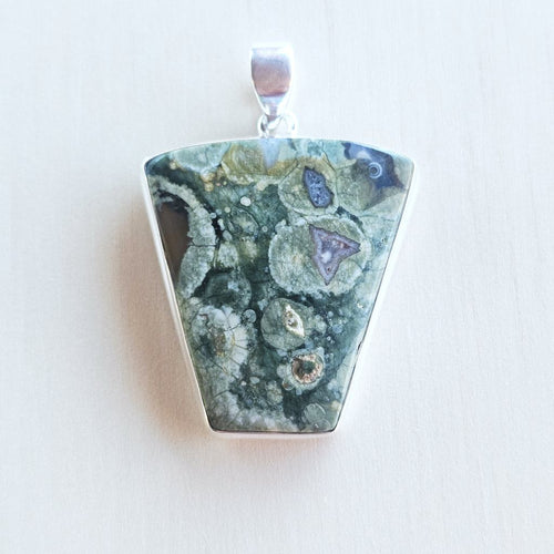 Rainforest Jasper (Rhyolite) Pendant | Harmonic Earth