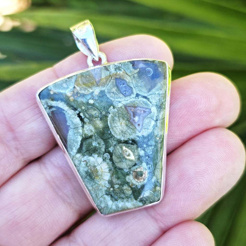 Rainforest Jasper (Rhyolite) Pendant | Harmonic Earth