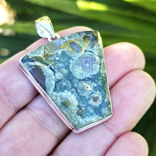 Rainforest Jasper (Rhyolite) Pendant | Harmonic Earth