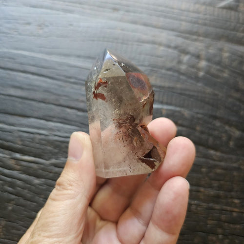 Red Hematite Inclusion Quartz | Generator 87gms