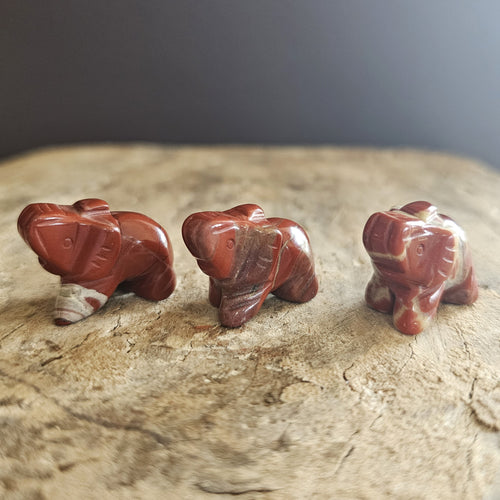 Red Jasper | Mini Elephants