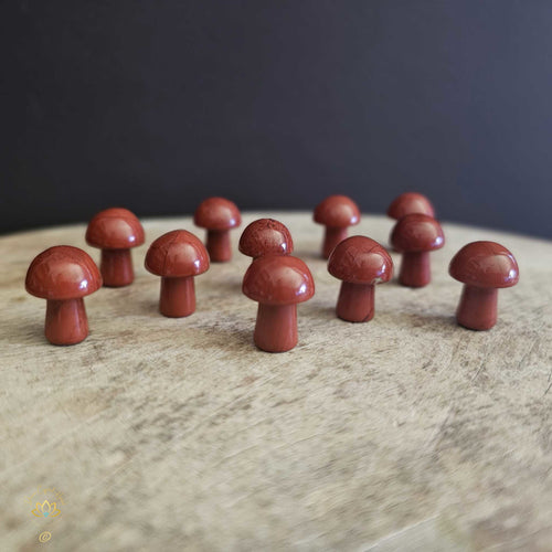 Red Jasper Mini Mushrooms