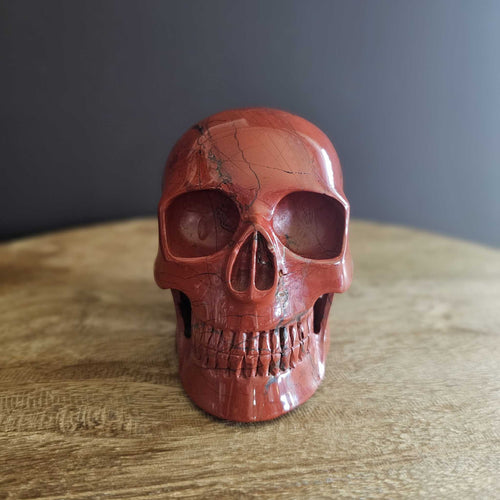 Red Jasper Skull | Mitchell-Hedges Inspired Guardian