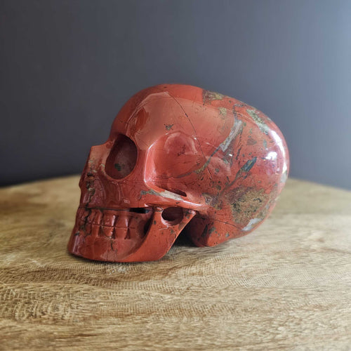 Red Jasper Skull | Mitchell-Hedges Inspired Guardian