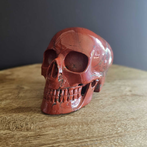 Red Jasper Skull | Mitchell-Hedges Inspired Guardian