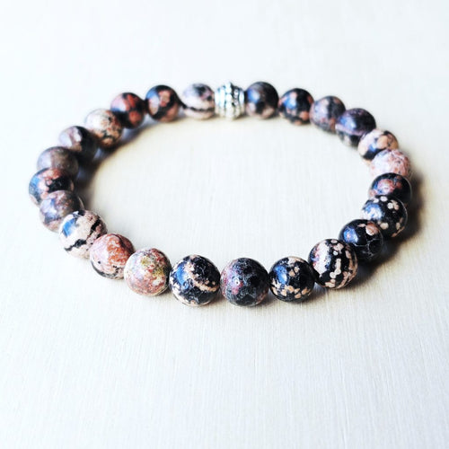 Red Snowflake Obsidian Bracelet | Inner Forge