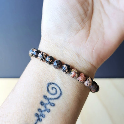 Red Snowflake Obsidian Bracelet | Inner Forge