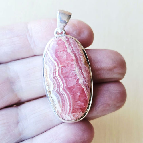 Rhodochrosite Pendant | Inner Expansion