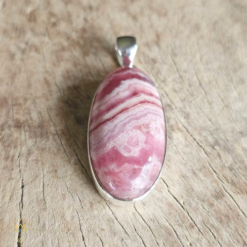 Rhodochrosite Pendant | Loving Embrace