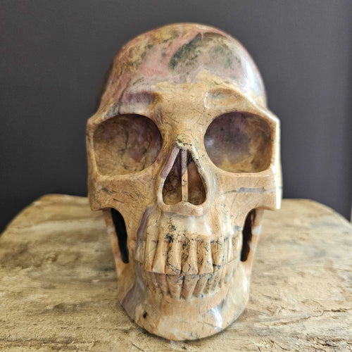 Rhodonite Goliath Skull | Hearts Avatar