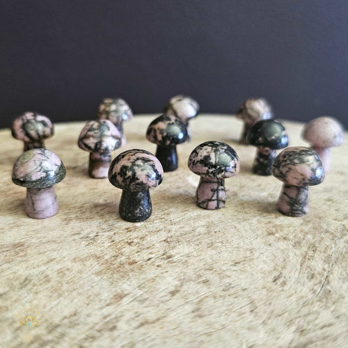 Rhodonite Mini Mushrooms