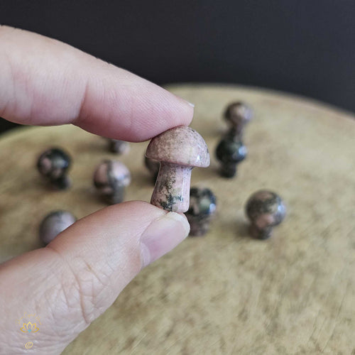 Rhodonite Mini Mushrooms