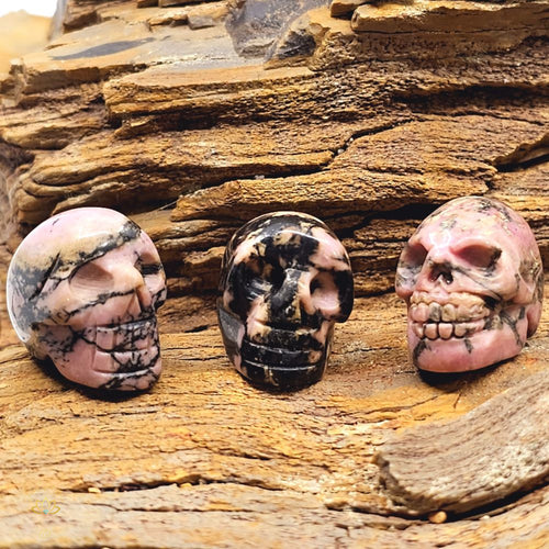 Rhodonite | Mini Skulls