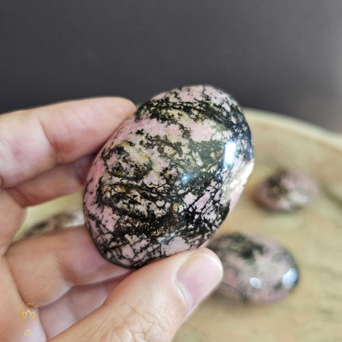 Rhodonite Palm Stones