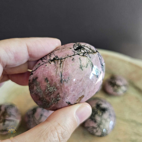 Rhodonite Palm Stones