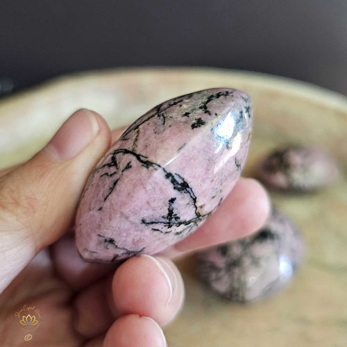 Rhodonite Palm Stones