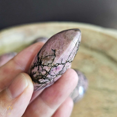 Rhodonite Palm Stones