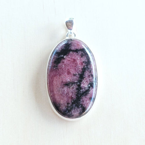 Rhodonite Pendant | Heart Of Strength