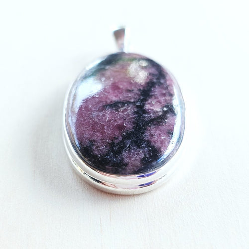 Rhodonite Pendant | Heart Of Strength
