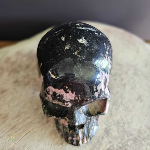 Rhodonite Skull | Guardian Of The Heart