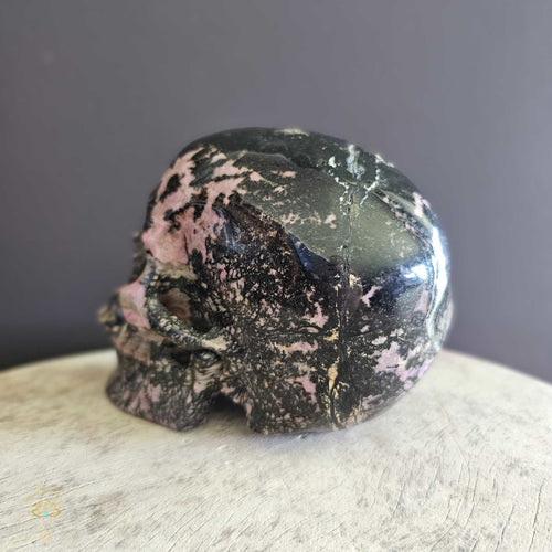 Rhodonite Skull | Guardian Of The Heart