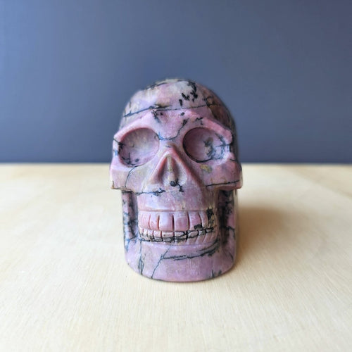 Rhodonite Skull | Loving Companion