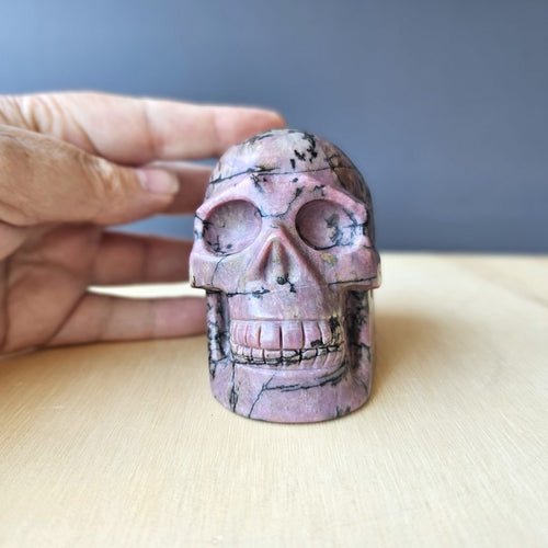 Rhodonite Skull | Loving Companion