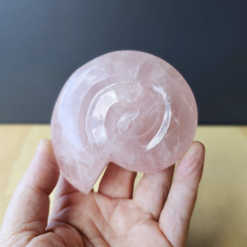 Rose Quartz Ammonite | 297gms