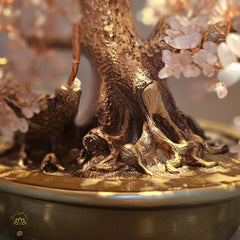 Rose Quartz Crystal Bonsai | Love