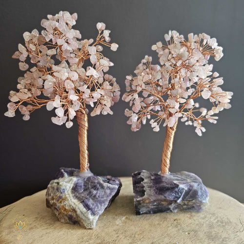 Rose Quartz Crystal Tree | Calmness & Support