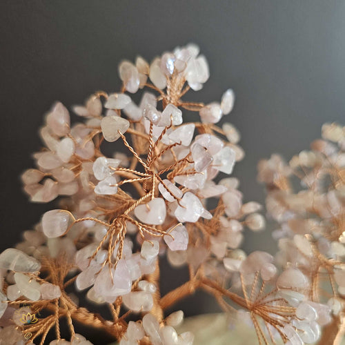 Rose Quartz Crystal Tree | Calmness & Support