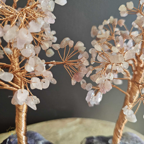 Rose Quartz Crystal Tree | Calmness & Support