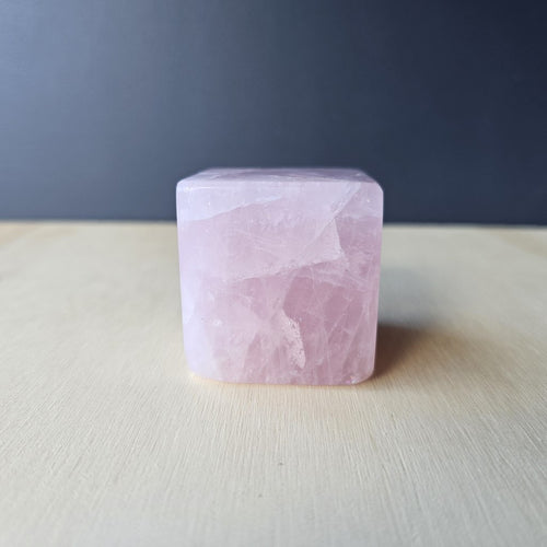 Rose Quartz Cube | 292gms