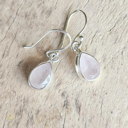 Rose Quartz Faceted Earrings | Self Love Activation