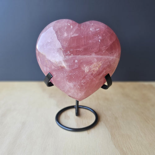 Rose Quartz Heart | Pure Affection