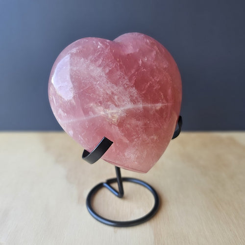 Rose Quartz Heart | Pure Affection