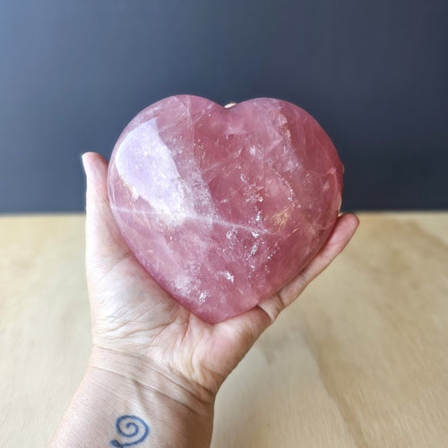 Rose Quartz Heart | Pure Affection